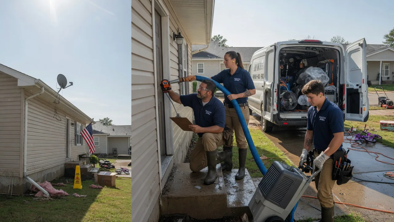 Ceiling Water Damage Restoration in Mooresville, AL near me